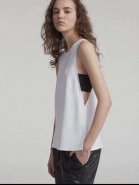 Rag And Bone Bright White Clementine Top